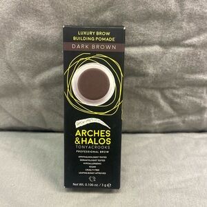 Arches & Halos Luxury Brow Building Pomade, Dark Brown